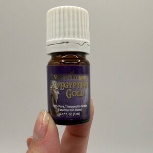 New 5ml Young Living Egyptian Gold Essential Oil - Purple and White